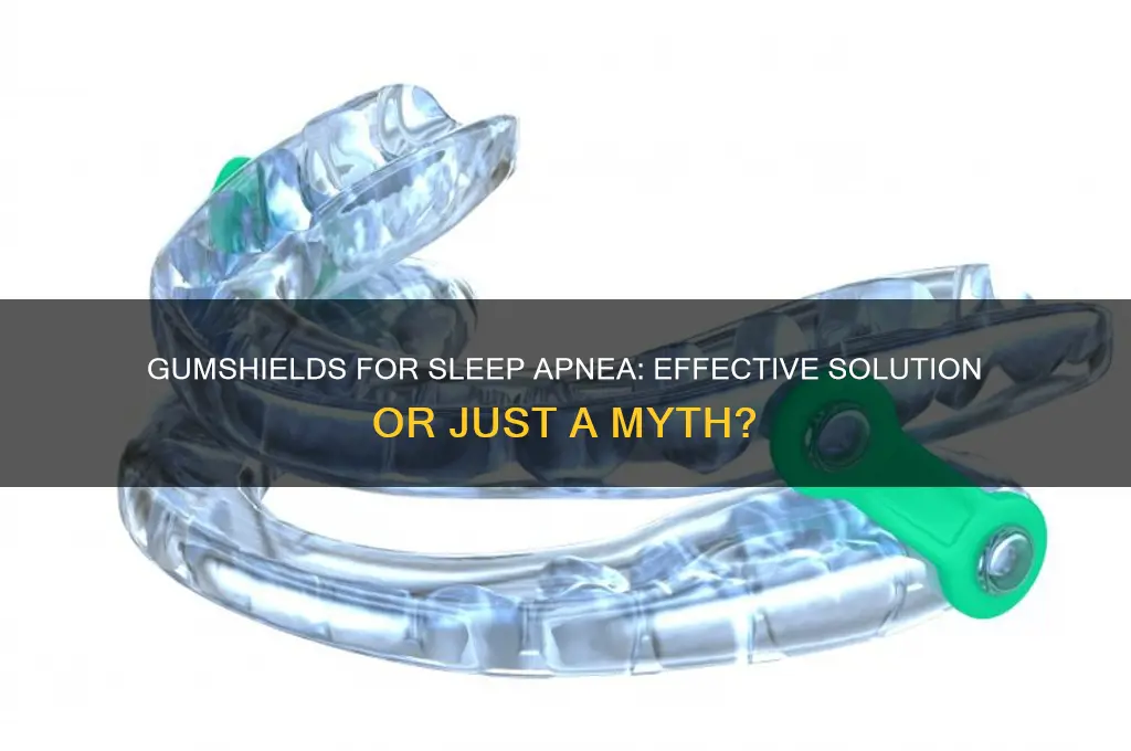 do gumshields help with sleep apnea