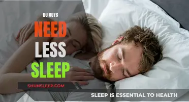 Guys, Sleep Less: Why Do Men Need Shorter Slumber?