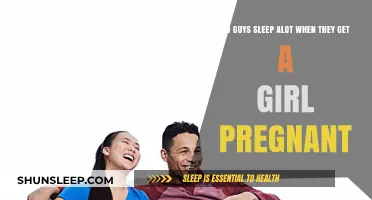 Do Men Sleep More After Getting a Partner Pregnant?