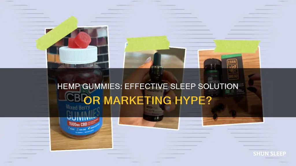 do hemp gummies work for sleep
