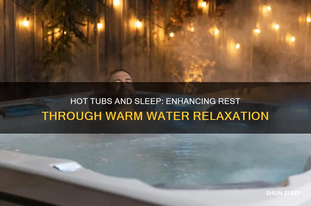 do hot tubs help improve sleep