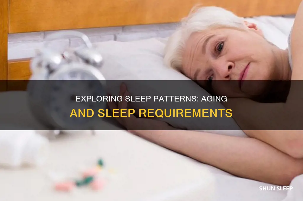 do humans need less sleep as they age