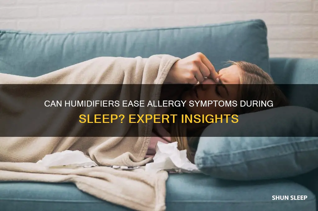 do humidifiers help with allergies while sleeping