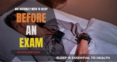 Exam Prep: Sleep or No Sleep?