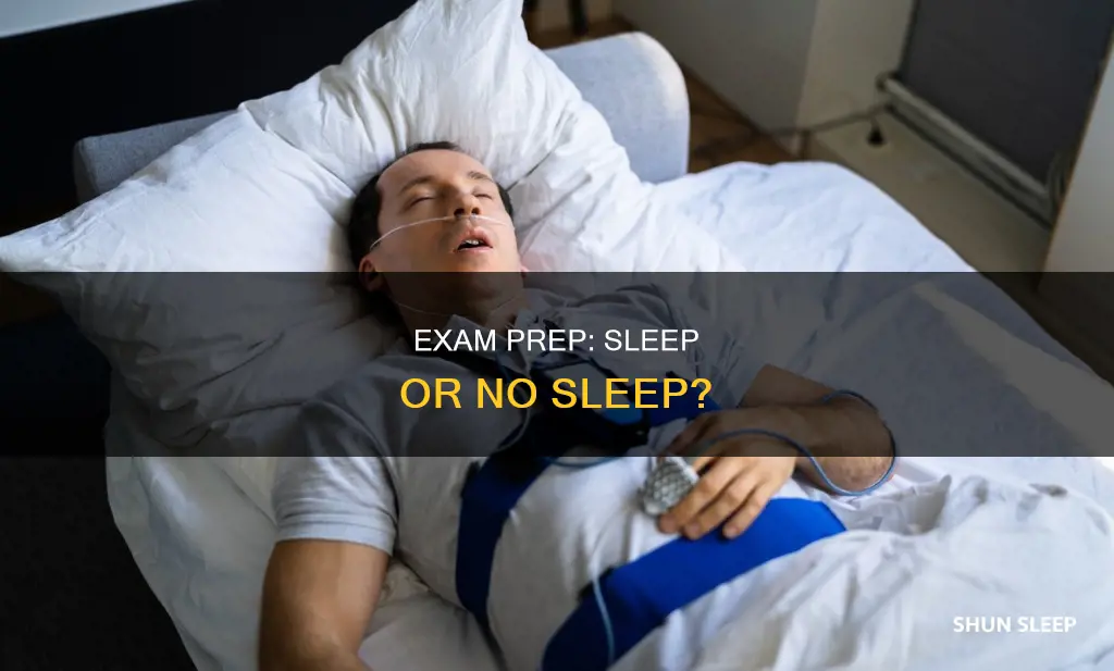 do i actually need to sleep before an exam