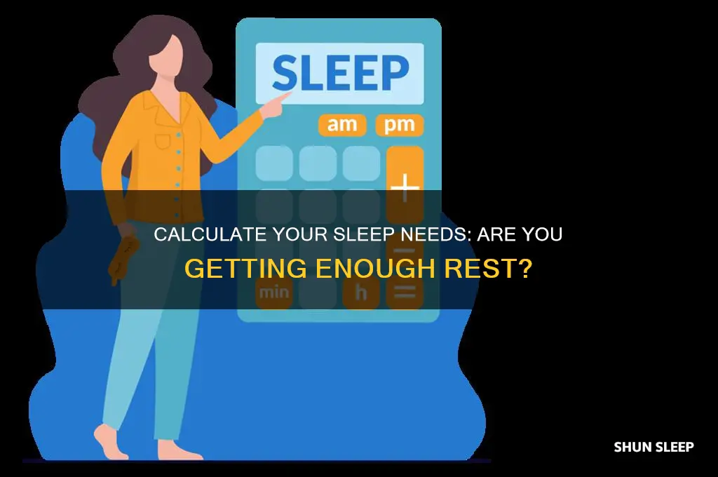 do i get enough sleep calculator