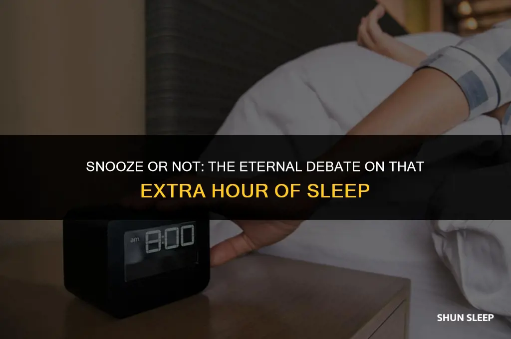 do i get one more hour of sleep