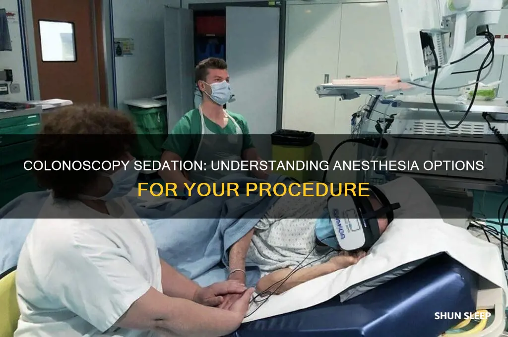do i get put to sleep for a colonoscopy