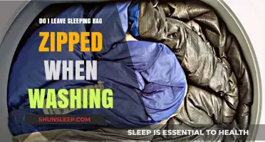 Washing Your Sleeping Bag: Zipped or Unzipped?