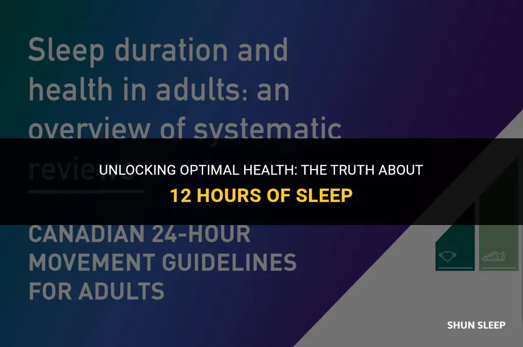 do i need 12 hours of sleep