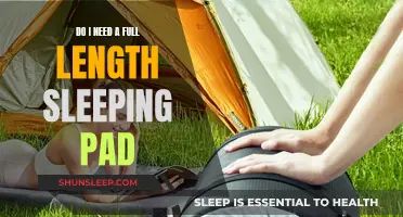Full-Length Sleeping Pad: Essential for a Good Night's Sleep?