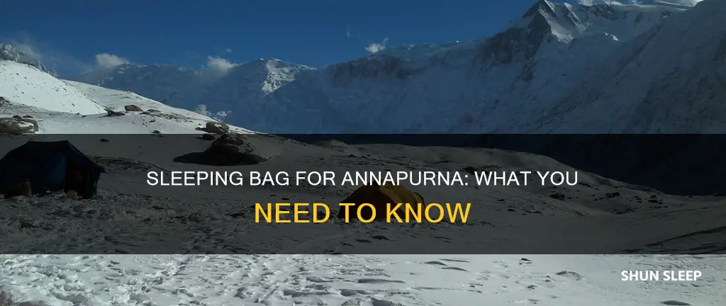 do i need a sleeping bag for annapurna circuit