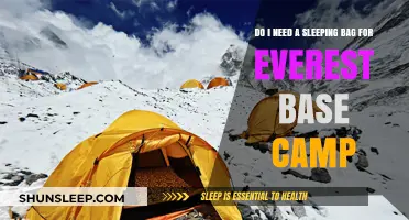 Sleeping Bag for Everest Base Camp: Necessary or Not?