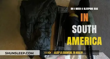 Sleeping Bag: South America's Must-Have Travel Companion