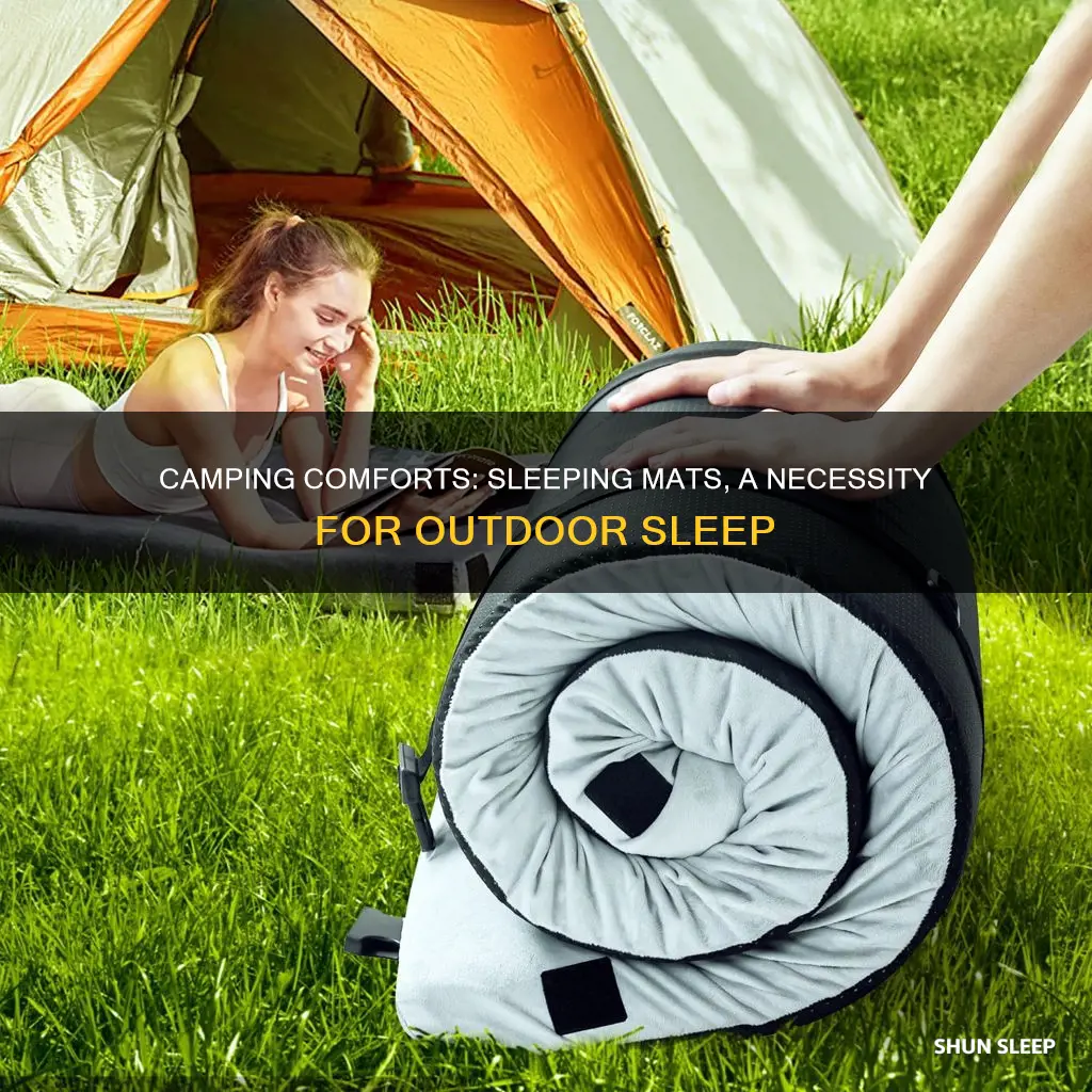 do i need a sleeping mat for camping