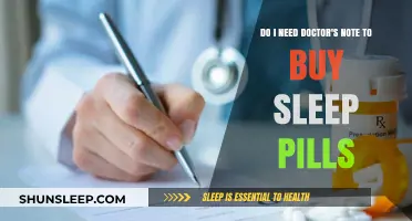 Sleep Pills: Doctor's Note Required?