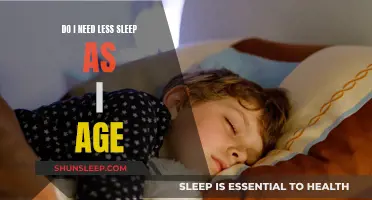 Sleep and Aging: Do I Need Less Rest?