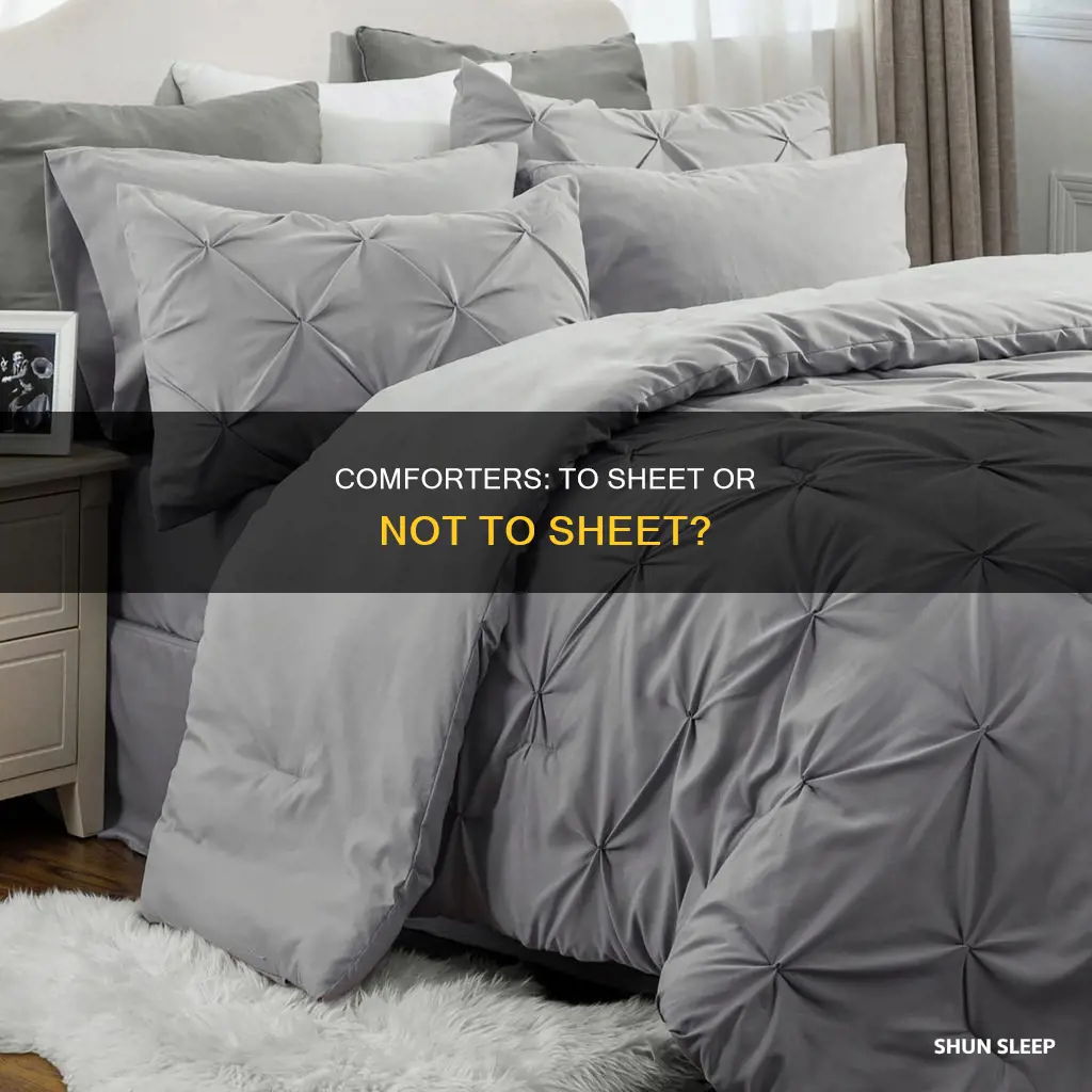 do i need sheets if i sleep on a comforter