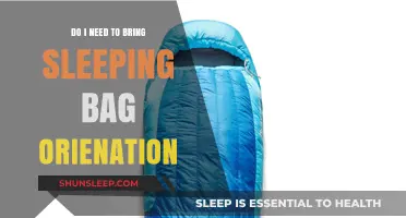 What to Pack: Sleeping Bag for Orientation