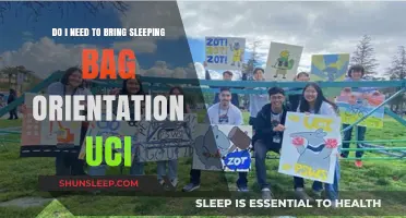 Should You Bring a Sleeping Bag to UCI Orientation?