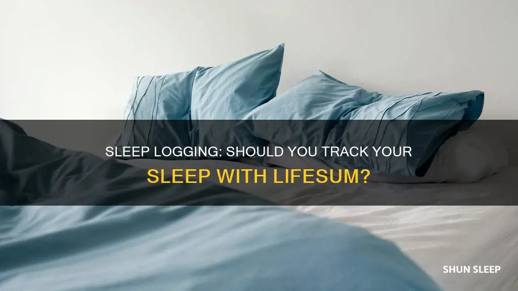 do i need to log when i sleep lifesum