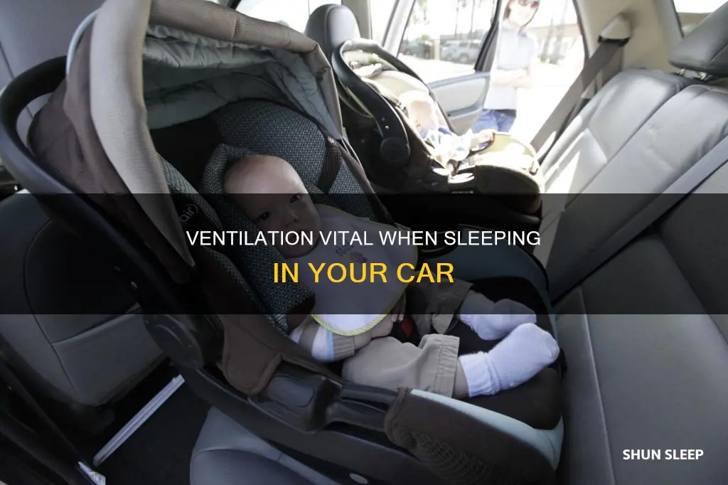 do i need to open window when sleeping in car