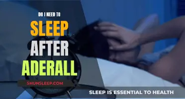 Sleeping After Adderall: Necessary or Not?