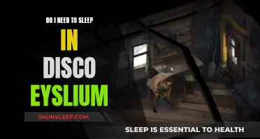 Disco Elysium: Sleep, Do You Need It?