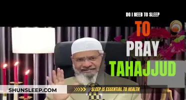 Tahajjud Prayer: Sleep Not Required but Necessary?