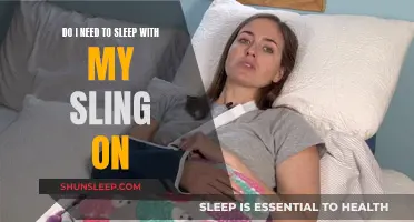 Should You Sleep With Your Sling On?