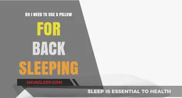 Back Sleeping: To Pillow or Not?