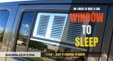 Venting Car Windows: Sleep Safe or Unsafe?
