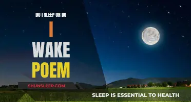 Exploring Sleep and Wakefulness Through Poetry