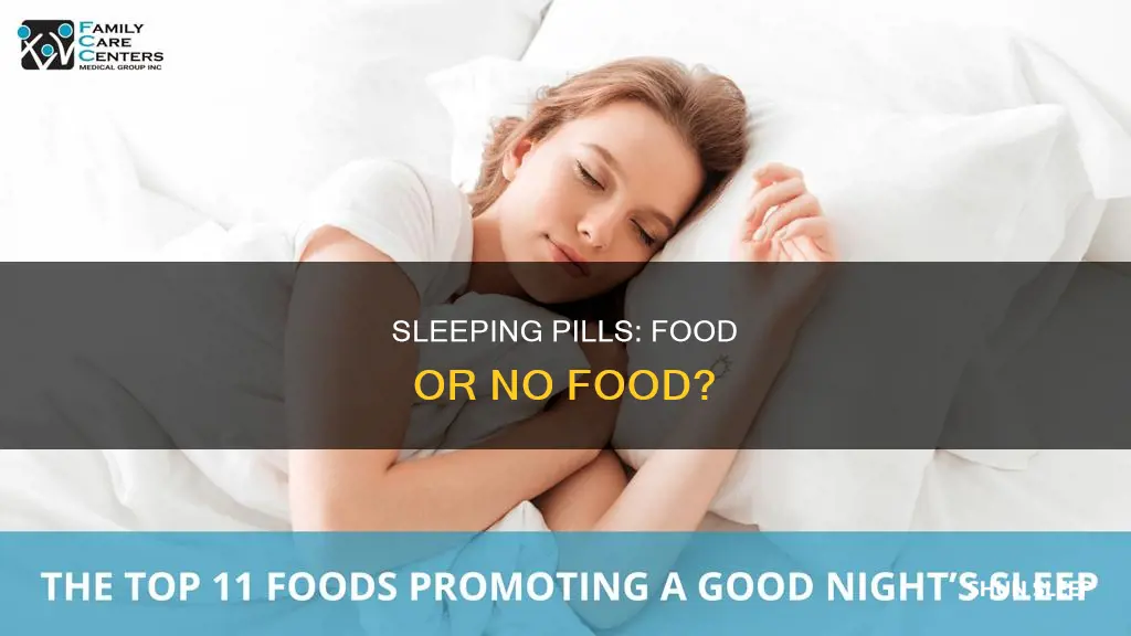 do i take sleeping pills with food