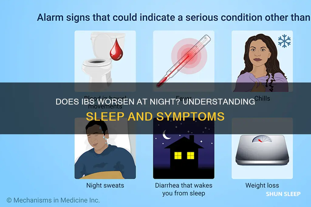 do ibs syptoms get worse during sleep