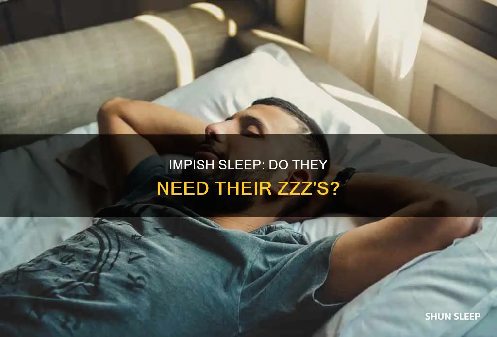do imps need sleep 5e