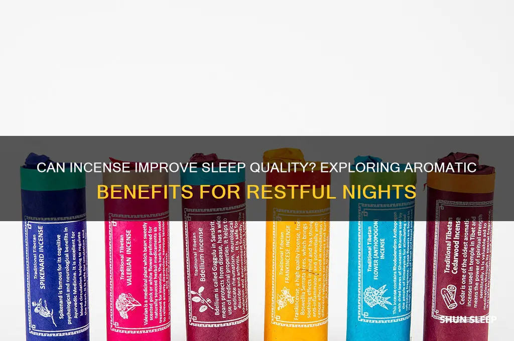 do incense help you sleep