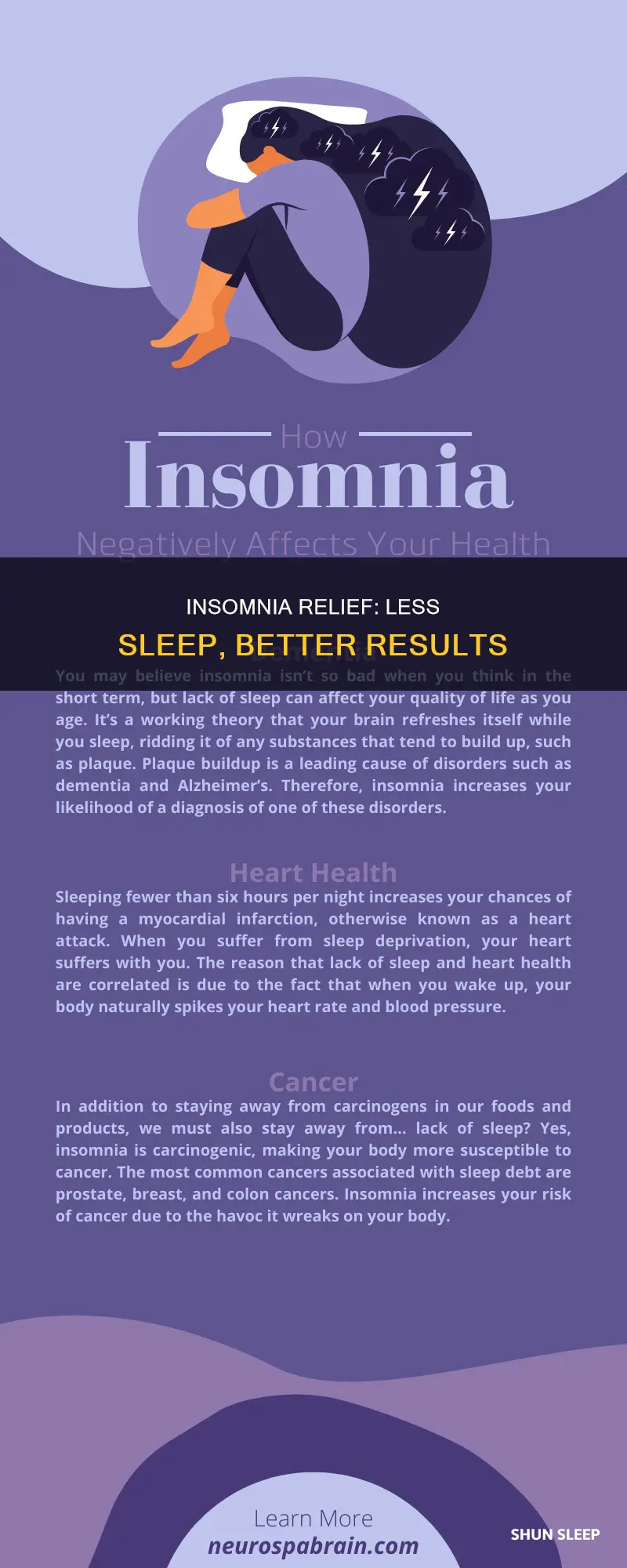 do insomnia feel better with less sleep