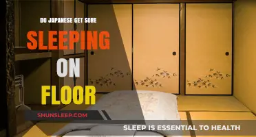Do Japanese Experience Soreness from Sleeping on the Floor?
