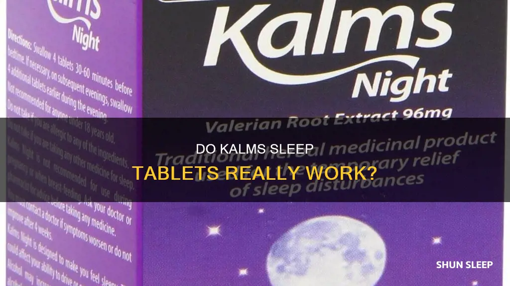do kalms sleep tablets work