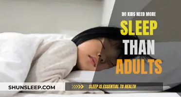 Sleep Needs: Children vs. Adults
