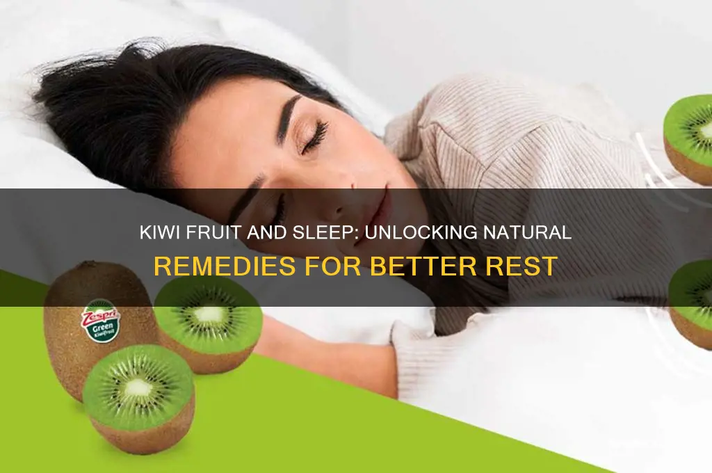do kiwi fruit help sleep