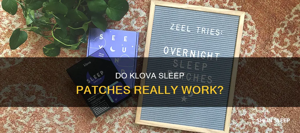 do klova sleep patches work