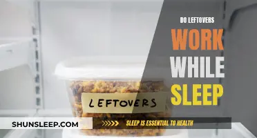 Leftovers and Sleep: A Recipe for Success?