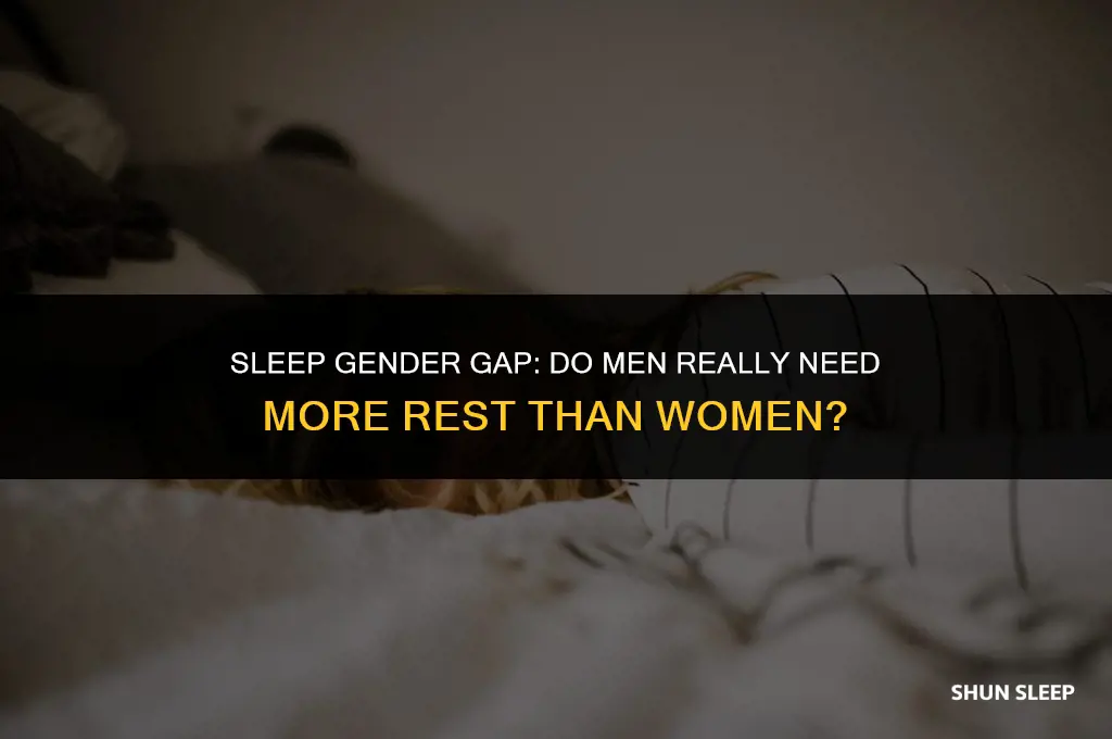 do men need more hours of sleep than women