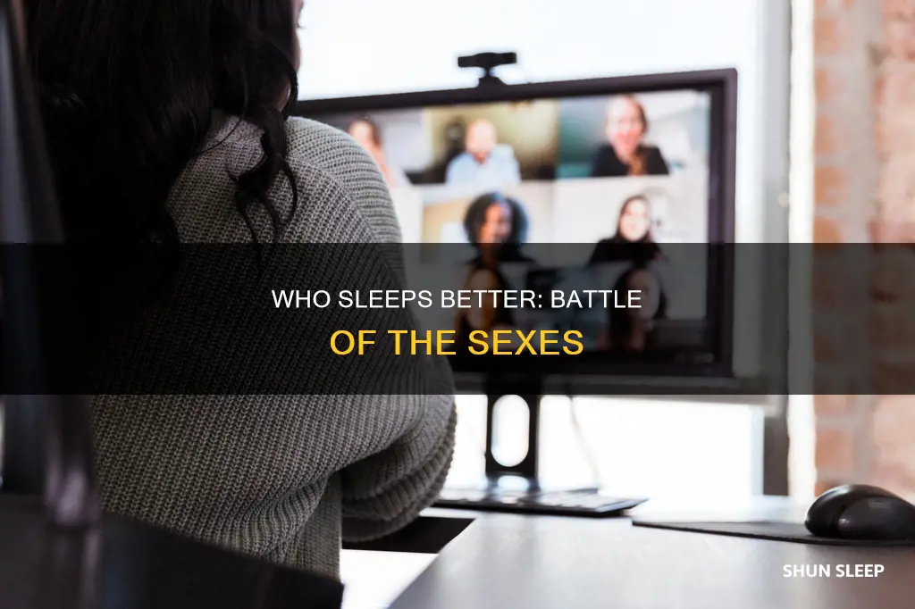 do men or women sleep better