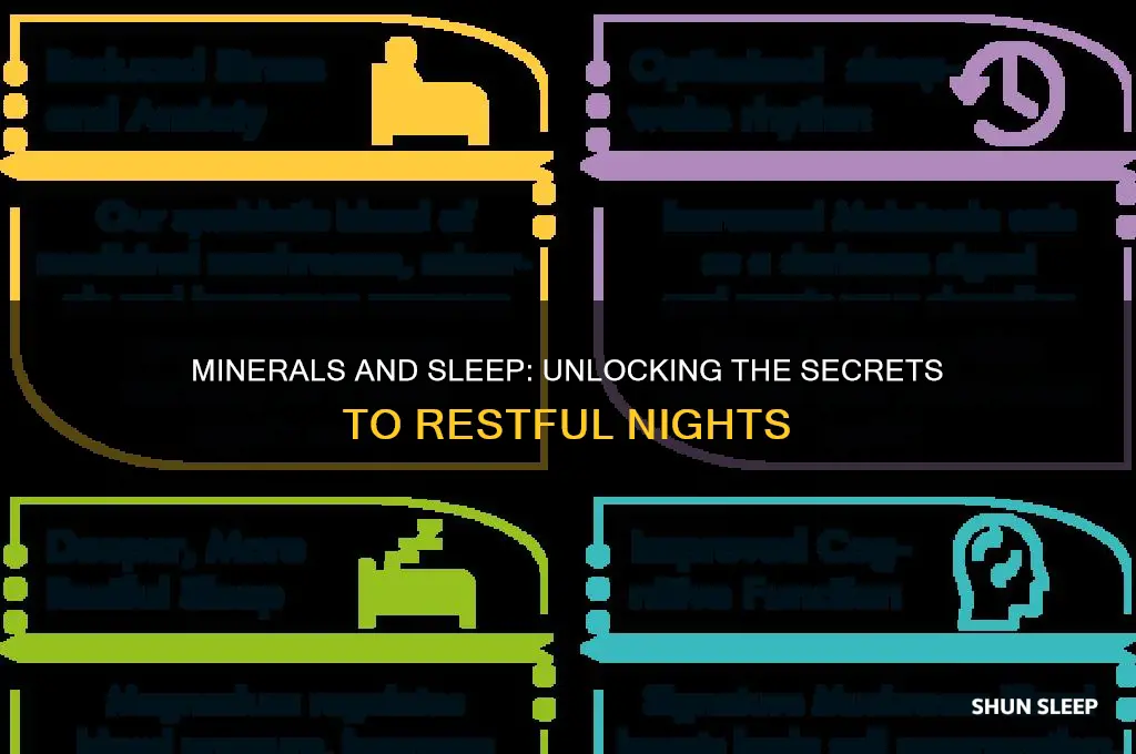 do minerals help you sleep