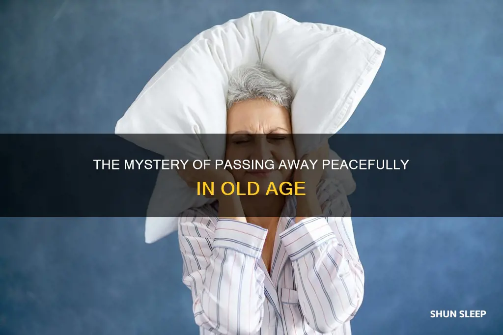 do most old people die in their sleep