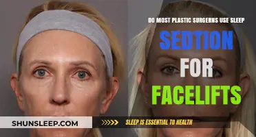 Plastic Surgery: Sleep Sedation for Facelifts