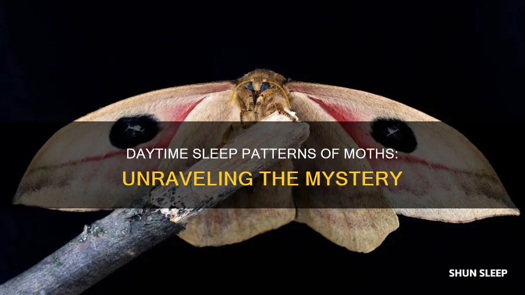 do moths sleep during the day